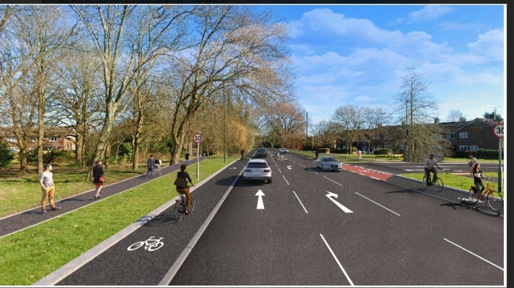 WSCC ask the public for their opinion on proposed cycle lanes in Crawley.